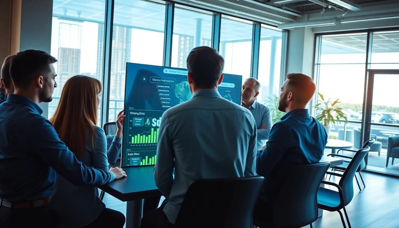 SEO Agentur und digitales Marketingteam, das Strategien zur Verbesserung der Sichtbarkeit entwickelt