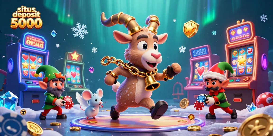 Spin to win in the situs deposit 5000 with lively characters and dynamic 3D slot machines!