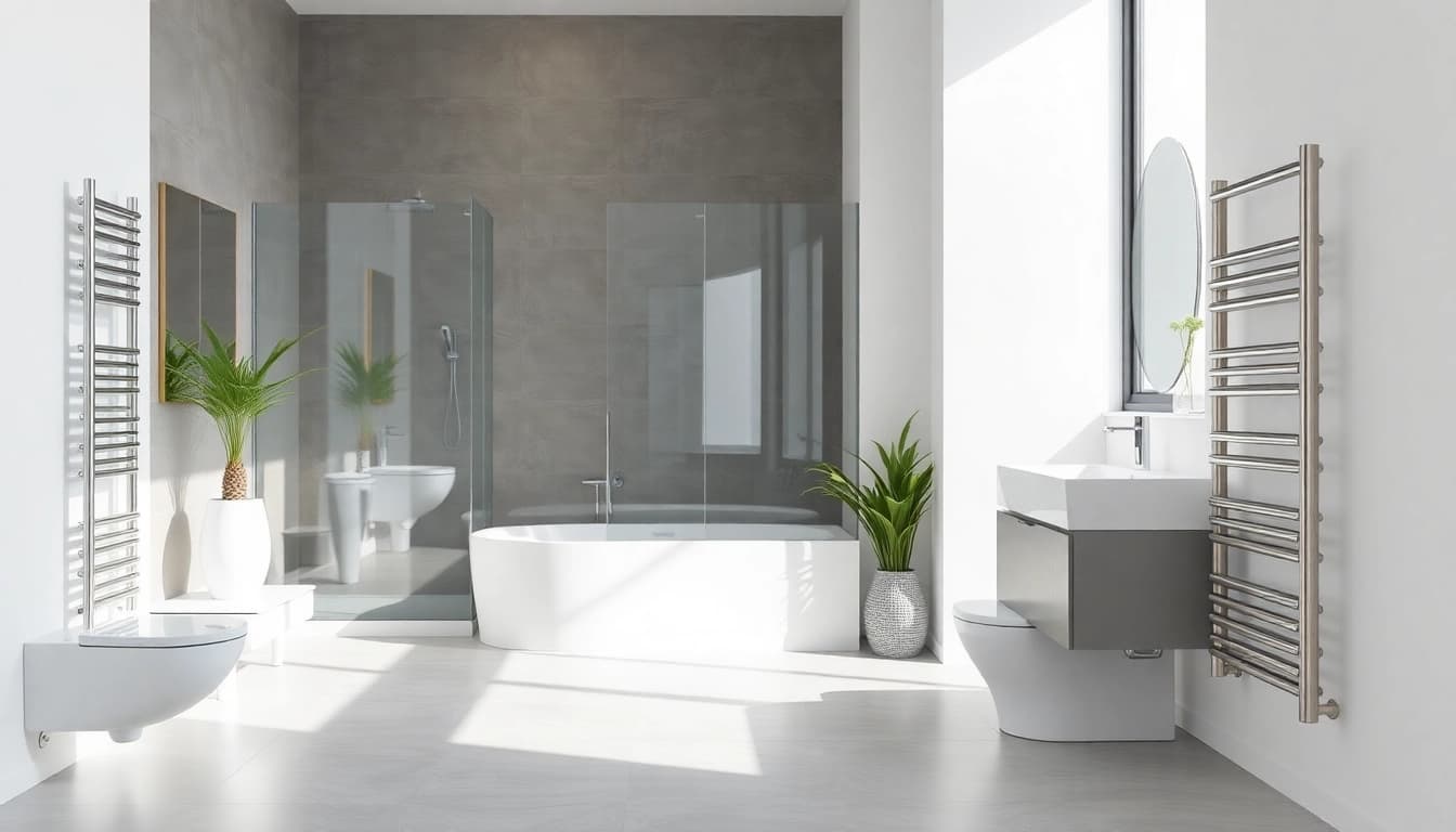 Erleben Sie die Eleganz von Sonni Sanitär Produkten in einem modernen Badezimmer-Design.