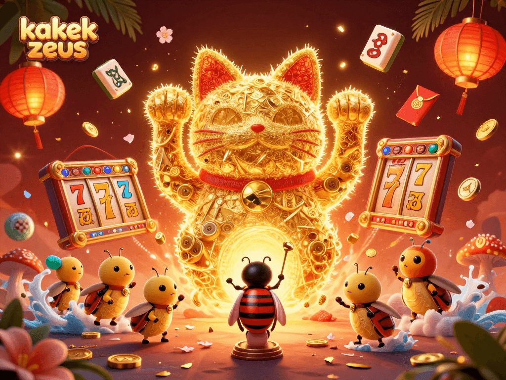 Experience the thrill of kakek zeus slot games with vibrant casino visuals and winning symbols.