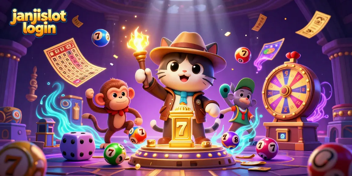 Explore winning strategies with 3D janjislot login in an exciting casino scene filled with vibrant elements.