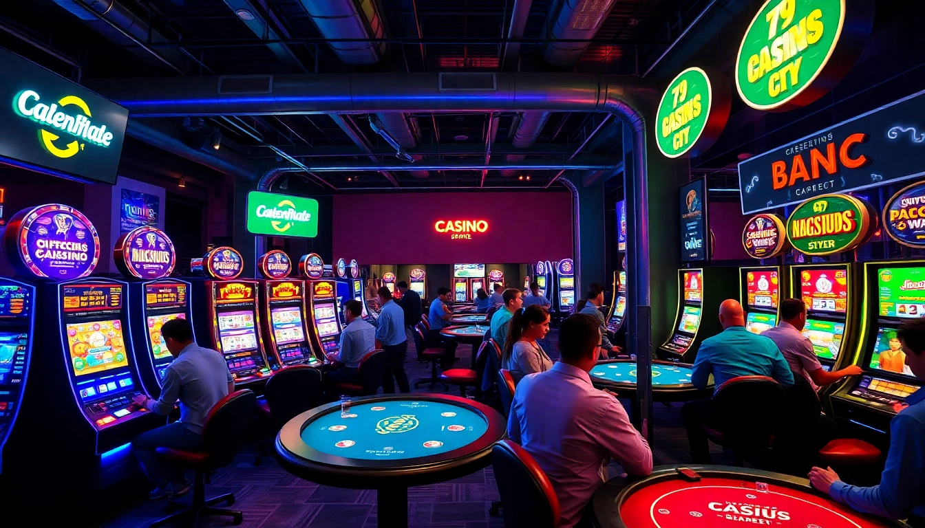 Players enjoying a vibrant atmosphere at a crypto casino, highlighting the Best crypto casino bonus.