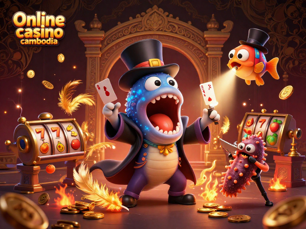 Engage in thrilling gambling adventures at Online casino cambodia with vibrant, dynamic characters and a magical backdrop.