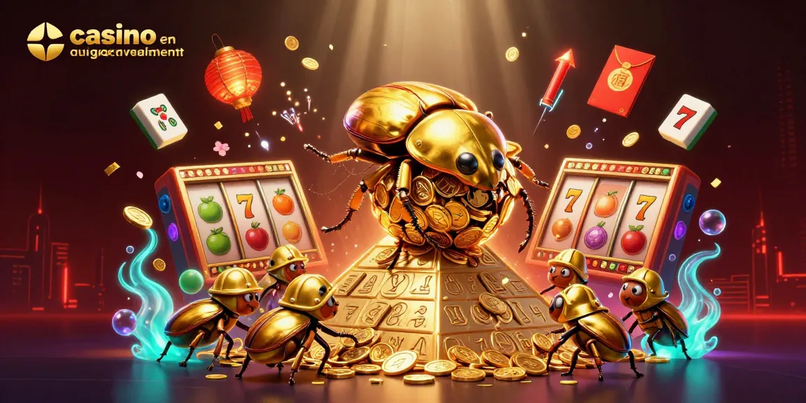 Visuel illustratif pour casino en ligne qui paye vraiment, mettant en scène des éléments de jeux d'argent vibrants et dynamiques.