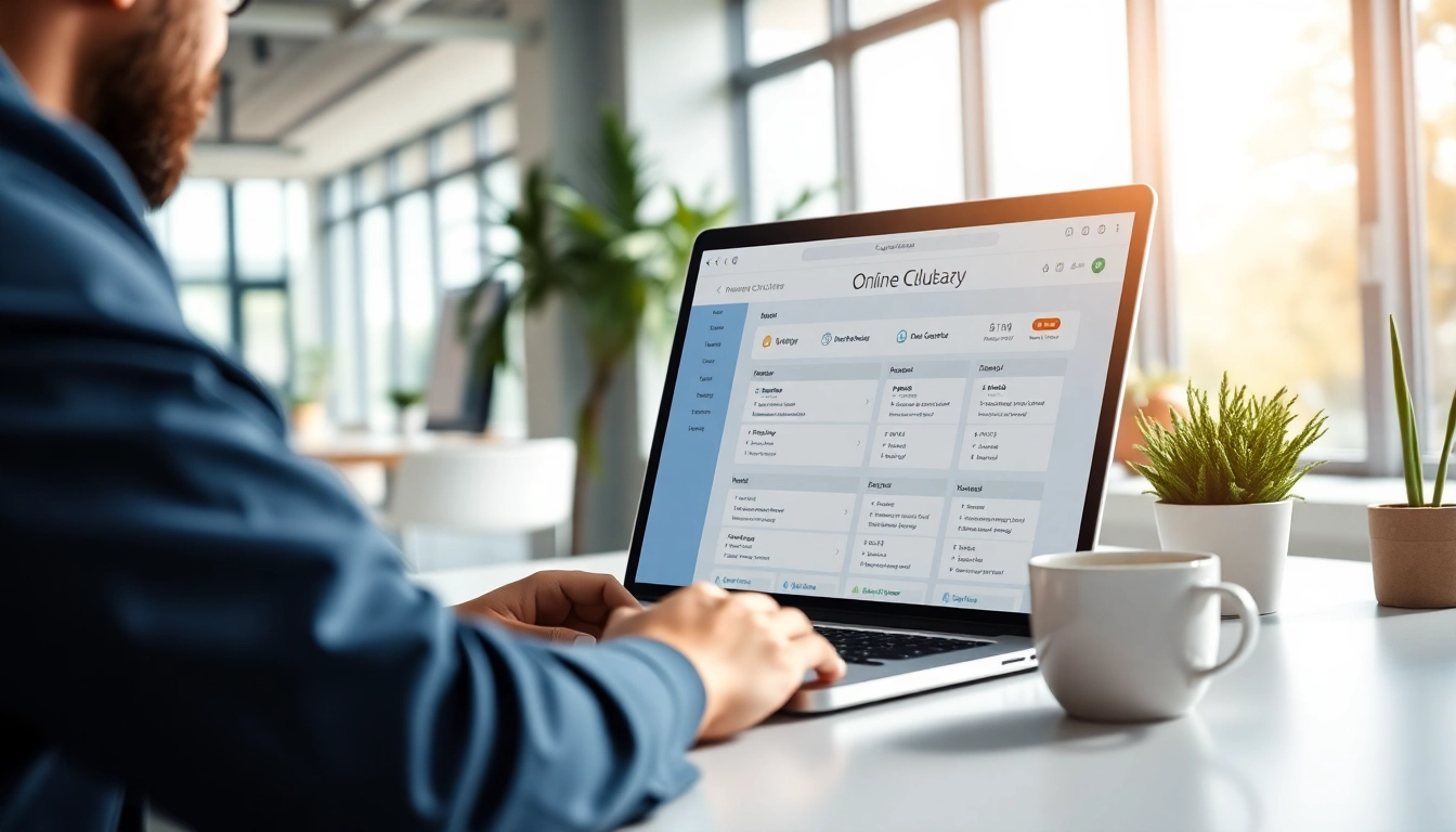 Optimize membership management with online club software in a modern workspace.
