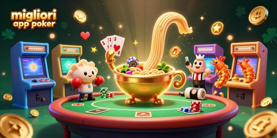 Migliori app poker: gioco avvincente con carte e poker in un ambiente festivo