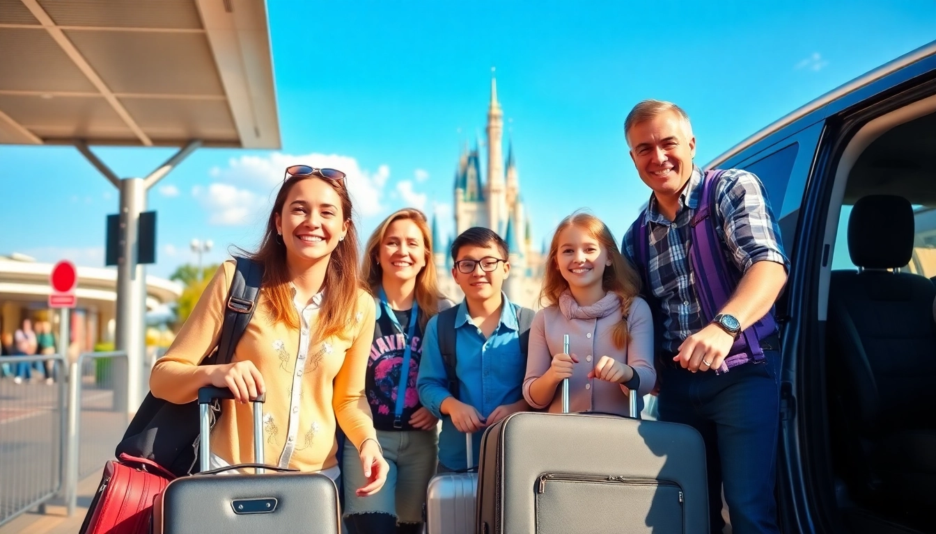 Experience convenient Disneyland Paris airport transfer services with a welcoming family and cheerful driver.