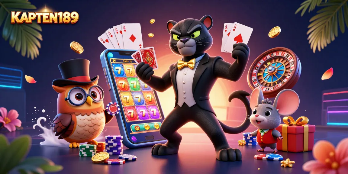 KAPTEN189 menawarkan pengalaman bermain slot online terbaik dengan keberuntungan dari karakter kartun.