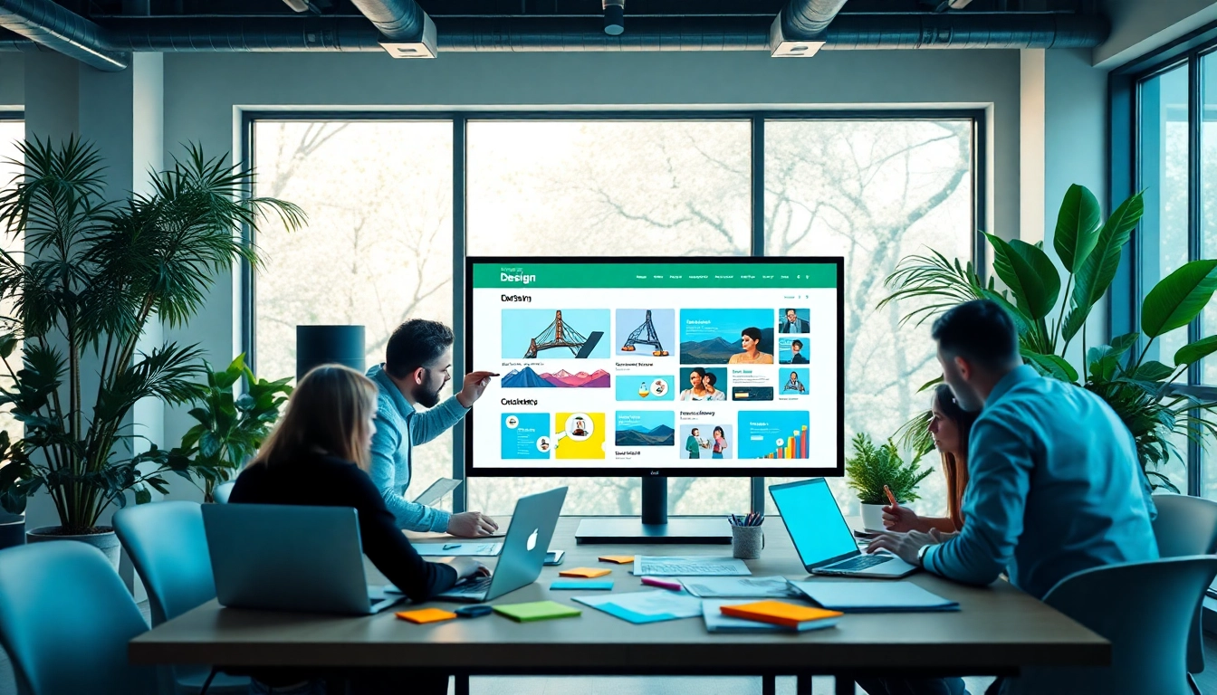 Webdesign Agentur entwickelt kreative digitale Lösungen in modernem Büro.