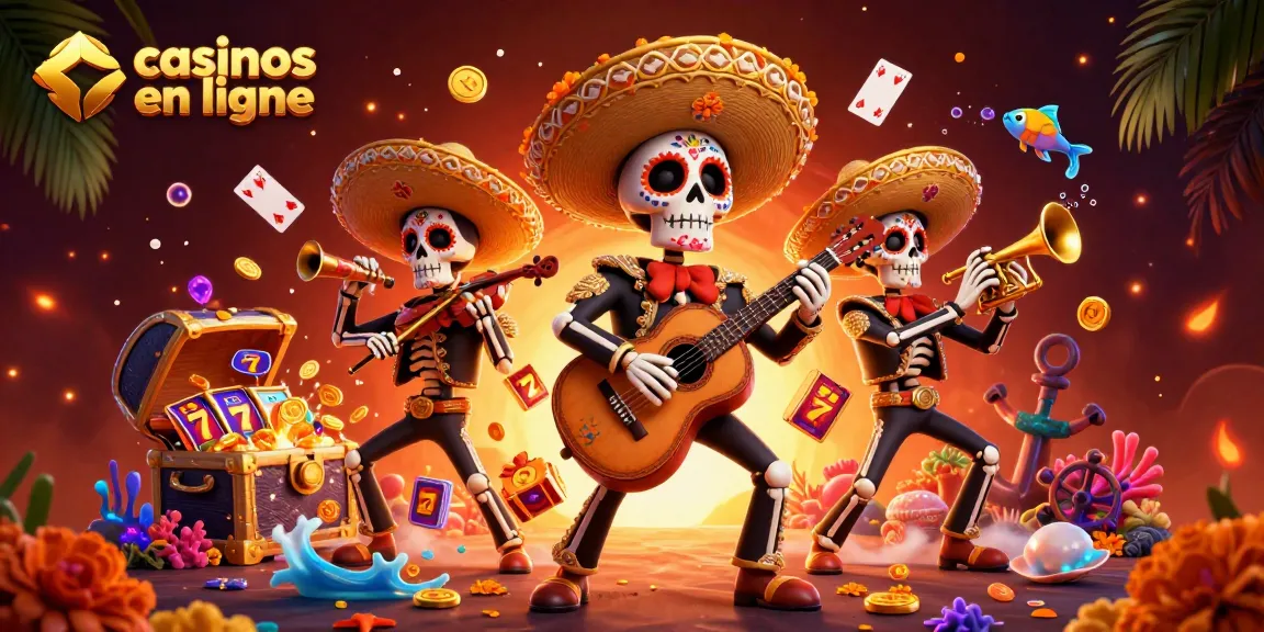 Jouez aux casinos en ligne avec ce vibrant groupe de mariachi et une explosion de trésors.