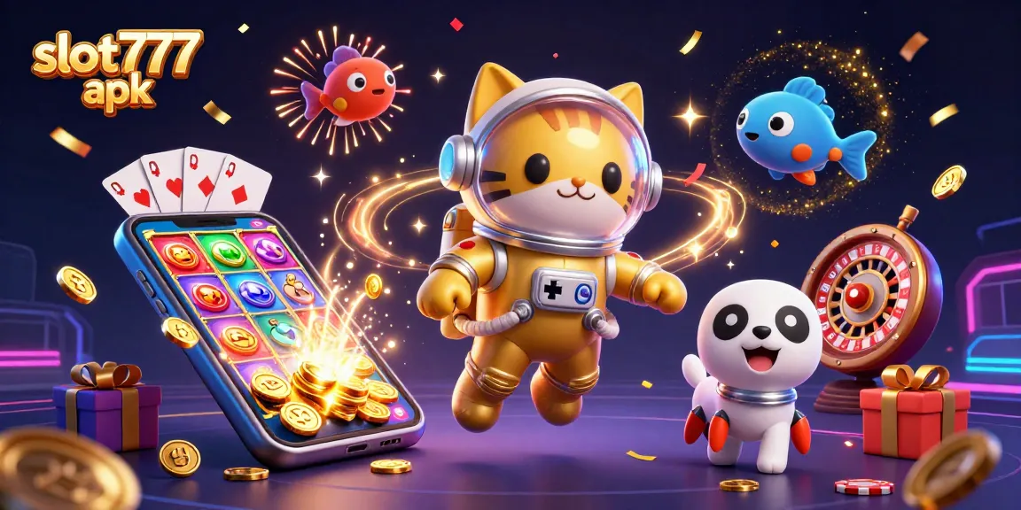 Engage with exciting slot777 apk games featuring aliens, astronauts, and thrilling prizes.