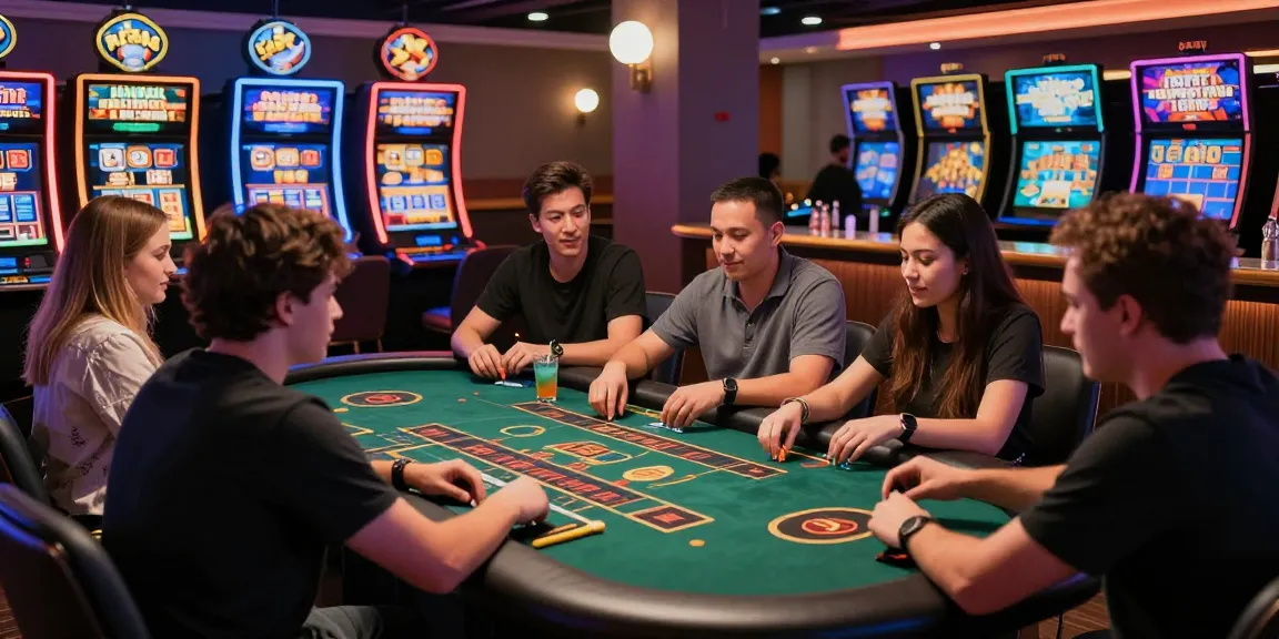 Players enjoying link raja328 in a lively online casino environment with colorful games.