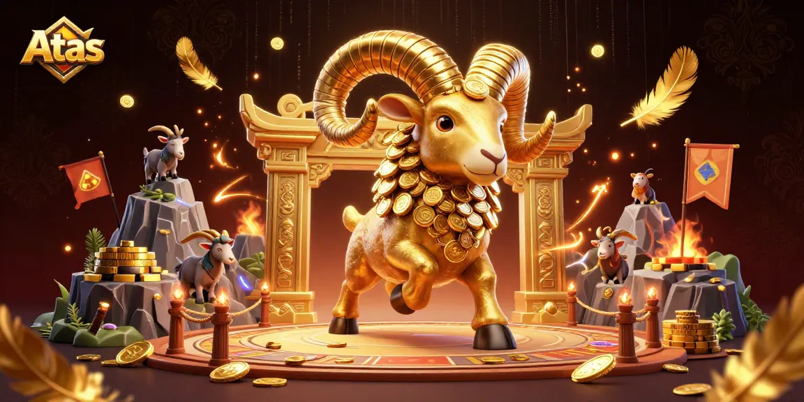 Engage in thrilling gameplay at Atas Casino with dynamic 3D illustrations highlighting vibrant casino experiences.
