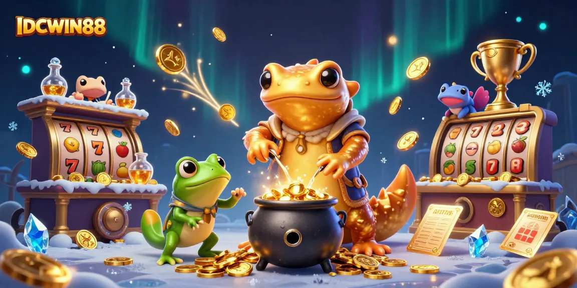 Play and win big at IDCWIN88's thrilling slot games with golden riches and dynamic action.