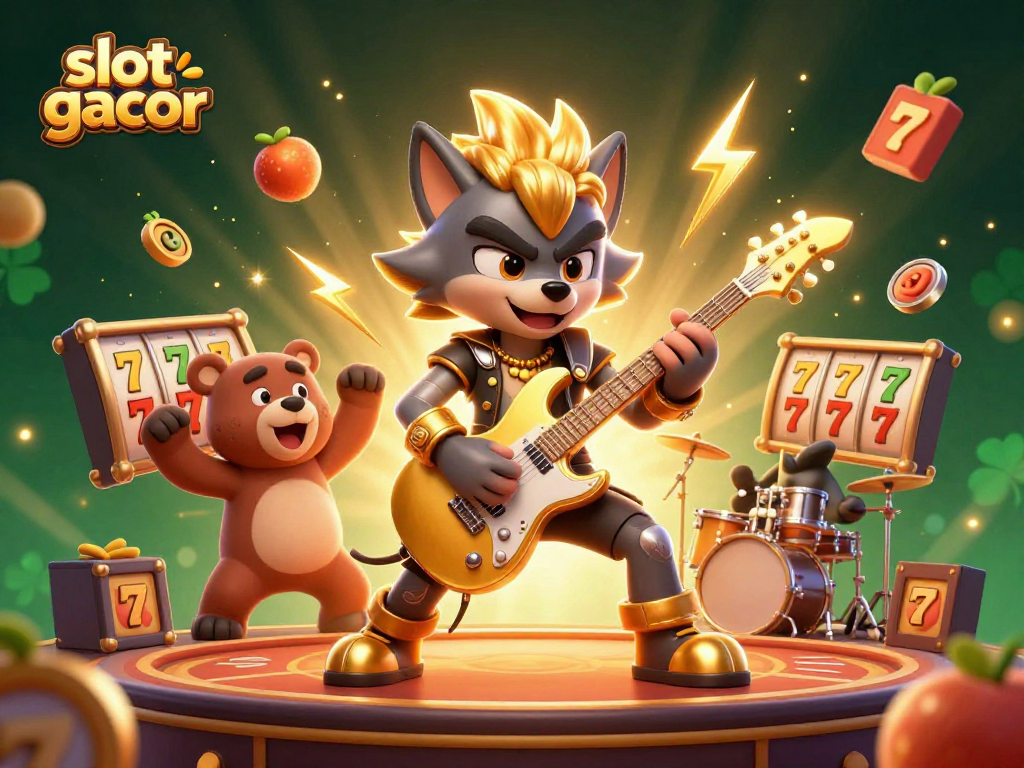 Menggulung slot gacor terbaik dengan mesin slot penuh simbol keberuntungan dan karakter menghibur.