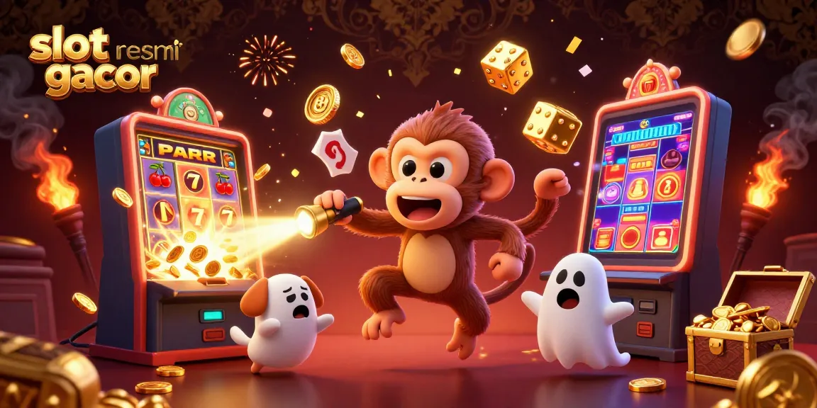 Engage with slot gacor resmi as a playful poltergeist monkey juggles golden coins and a curious ghost-hunter puppy tracks it.
