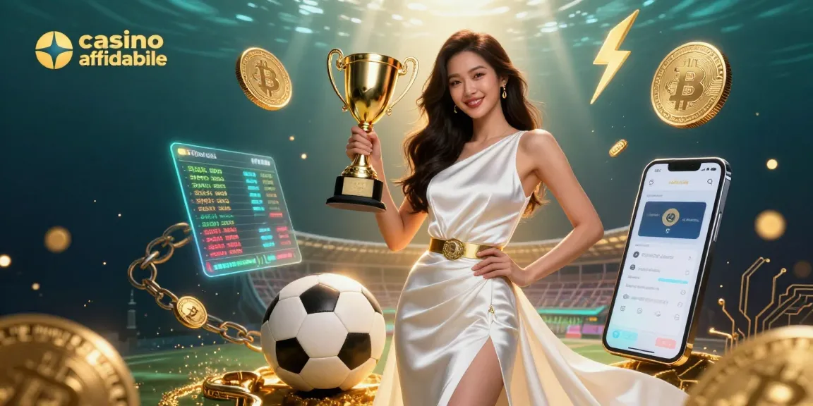 Gioca al casino non AAMS affidabile, vincendo con un trofeo in una scena dinamica 3D.