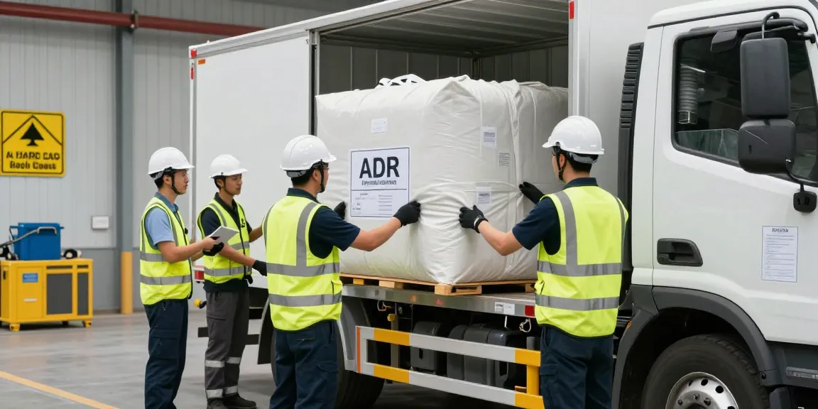 Gefahrguttransport von Dortmund: Team bereitet sich auf den sicheren Transport gefährlicher Güter vor.