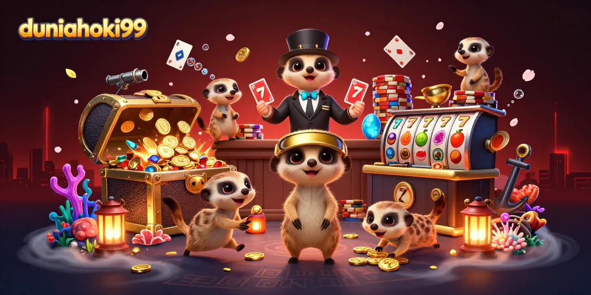 Menghasilkan pengalaman bermain di duniahoki99 dengan koloni meerkat yang mengelola kasino.