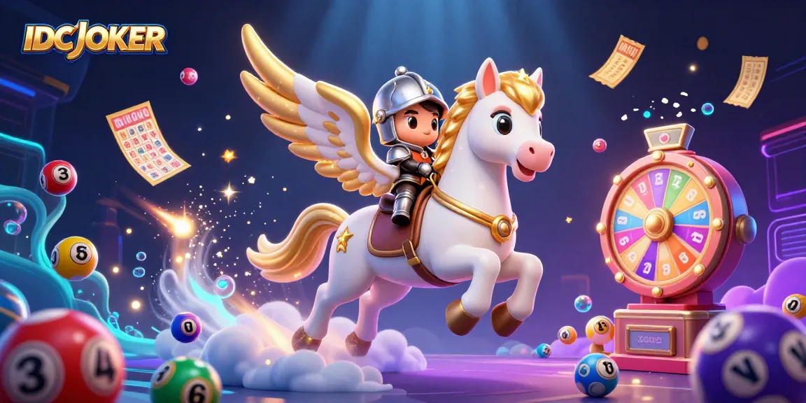 IDCJOKER showcases dynamic lottery gameplay with colorful elements and a thrilling atmosphere.