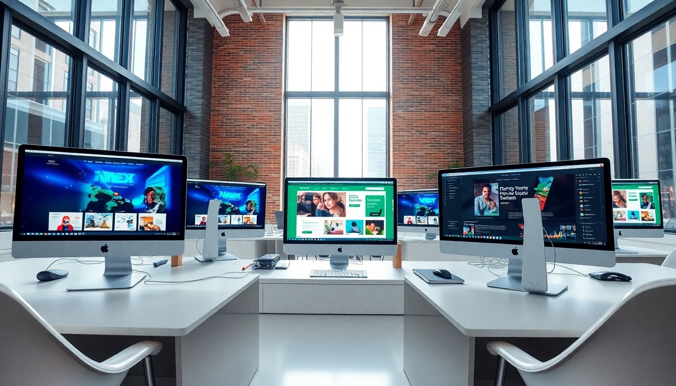 Custom web design solutions in Hereford with an innovative studio atmosphere.