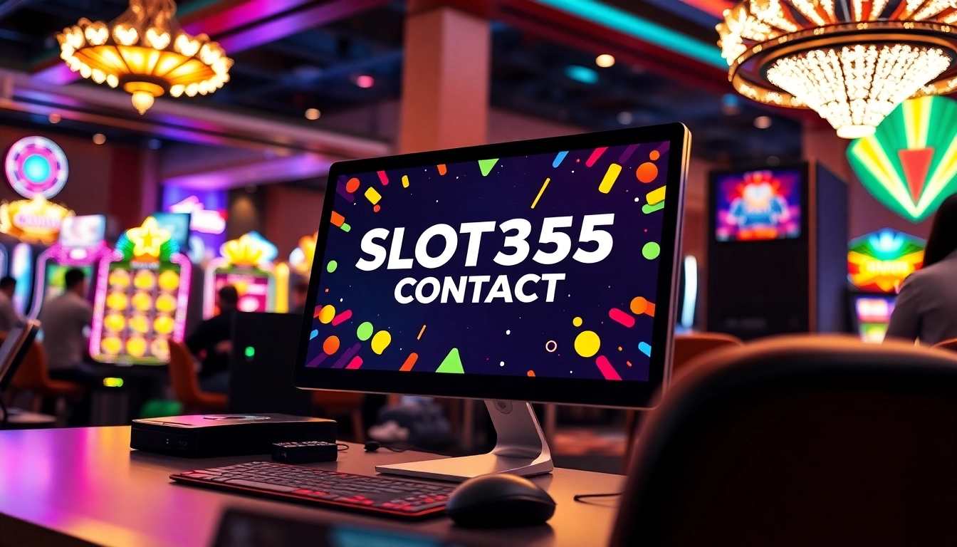 Menggunakan SLOT365 CONTACT untuk pengalaman kasino yang menarik dengan mesin slot berwarna.