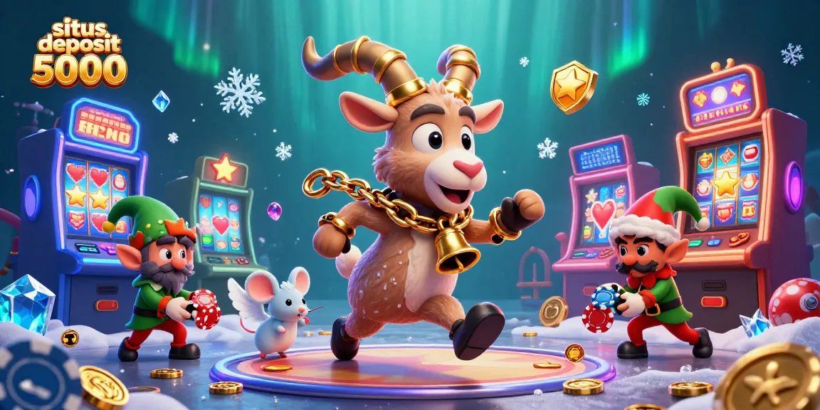 Spin to win in the situs deposit 5000 with lively characters and dynamic 3D slot machines!