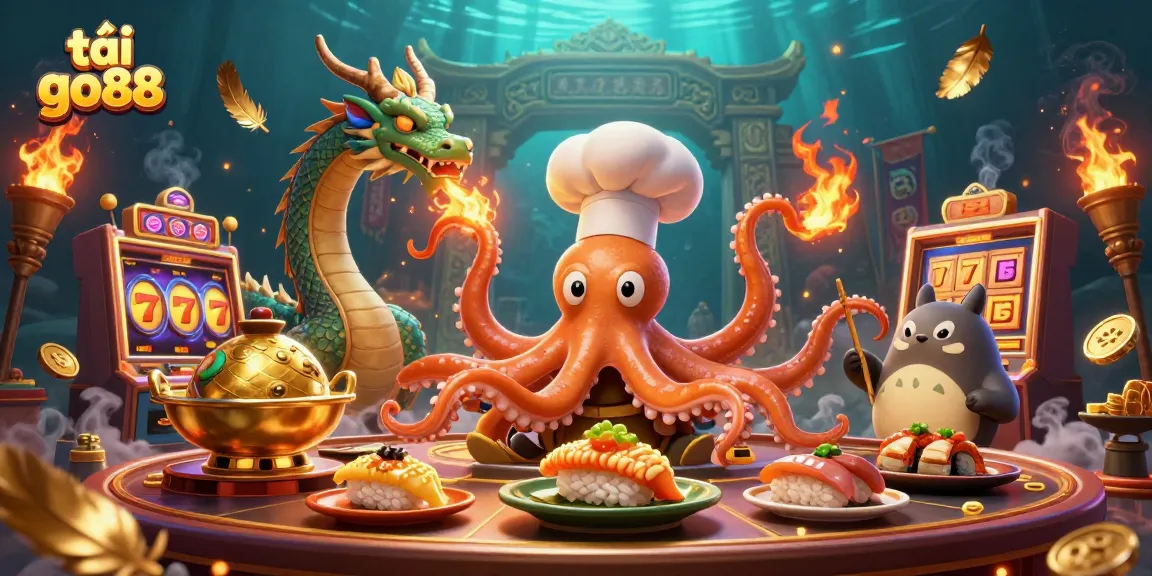 Engage with exciting casino action as you tải go88, featuring dynamic characters in a rich gambling scene.