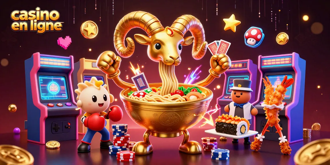 Jouez à des jeux de casino en ligne avec une animation 3D dynamique et colorée