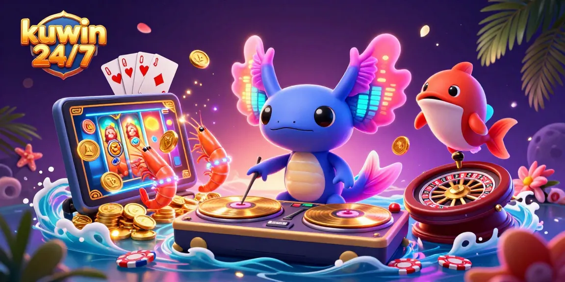Join the exciting fun at kuwin 24/7 as vibrant characters embody the thrill of casino gaming.
