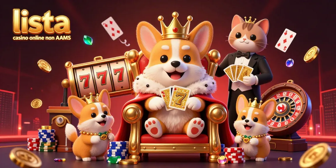 Vivi l'emozione con lista casino online non AAMS con il tema del casinò reale che presenta elementi vivaci.