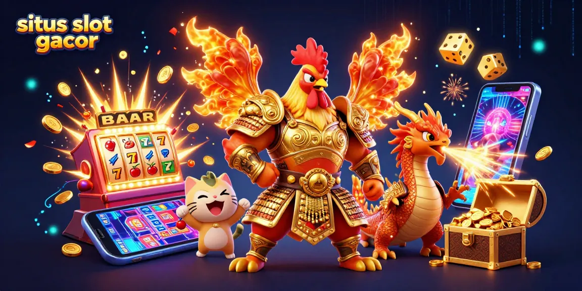 Menang besar di situs slot gacor dengan mesin slot dan simbol keberuntungan yang berlimpah.