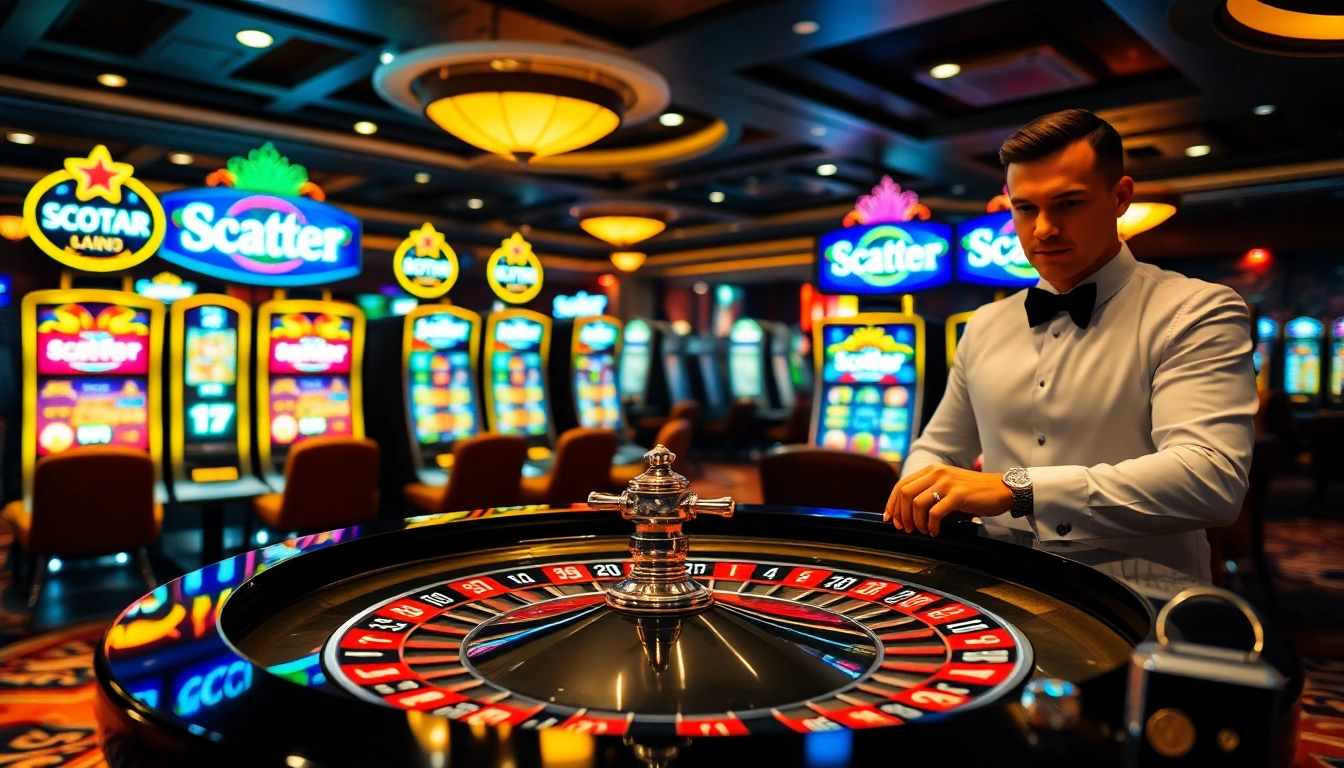 Experience the excitement of scatter hitam while playing at the luxurious casino tables with vibrant games.