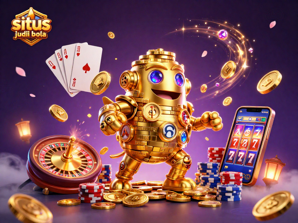 Winning strategies with situs judi bola showcased in an ultra-detailed 3D illustration