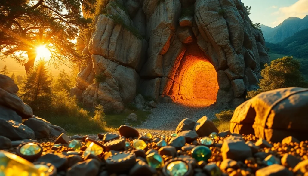 Unearth treasures from King Solomon's Mine through an enchanting, vivid landscape.