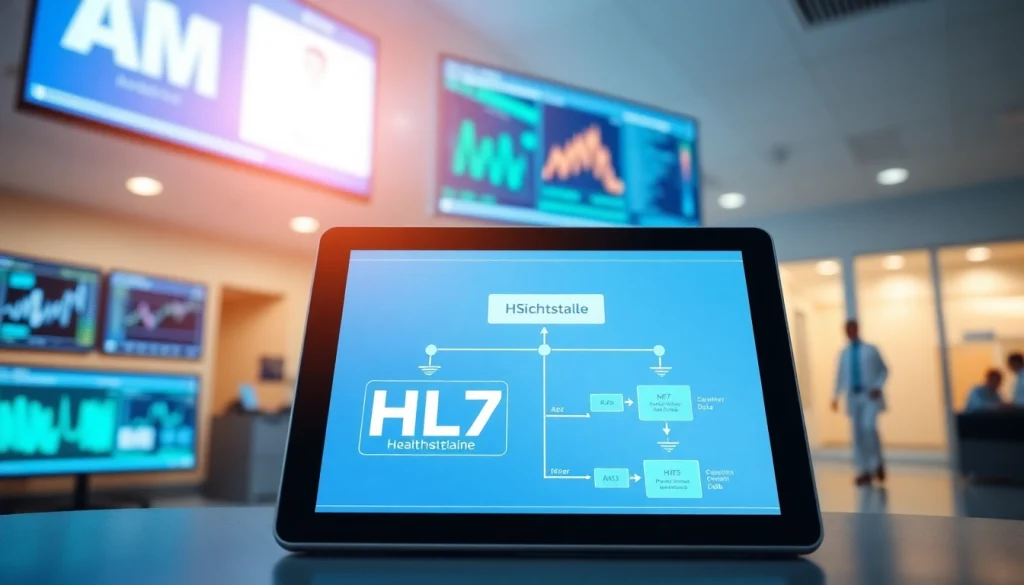 Veranschaulichen Sie die HL7 Schnittstelle in der Gesundheitsdatenintegration.