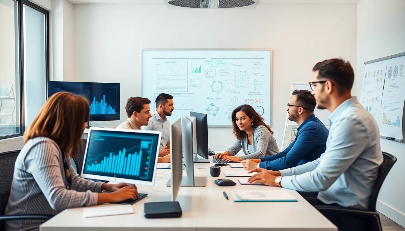 Outsourced IT Support Tampa team collaborating in a modern office.