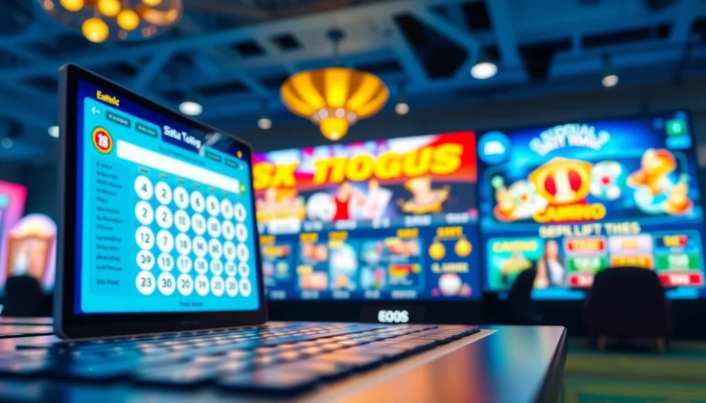 Gambarkan situs togel sebagai platform permainan online interaktif dengan antarmuka modern.