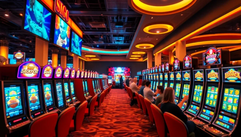 Menangkan hadiah menarik di link jewel4d slot dengan mesin slot yang berwarna-warni dan suasana ceria.