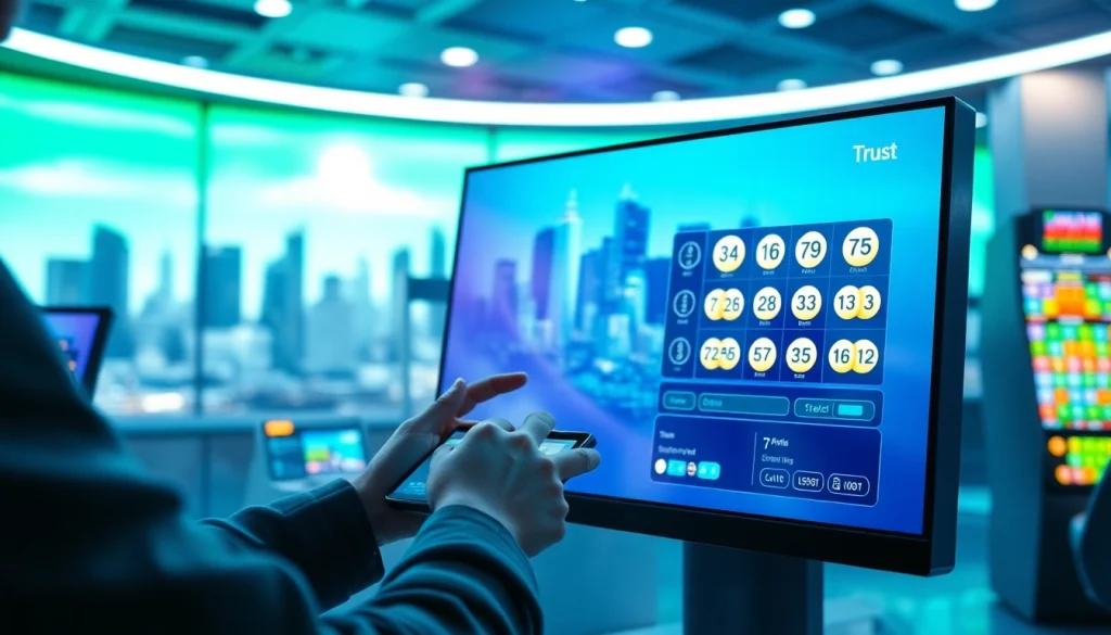 Menggambarkan pengalaman bermain toto togel resmi dengan interaksi pengguna modern.