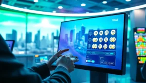 Menggambarkan pengalaman bermain toto togel resmi dengan interaksi pengguna modern.