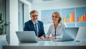 신용카드 현금화에 대한 전문가의 프레젠테이션을 시청하는 장면