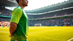 Showcase cheap football kits in action with a soccer player on the field.