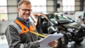 Kfz Sachverständiger Düren erstellt ein Gutachten für ein Fahrzeug schaden.