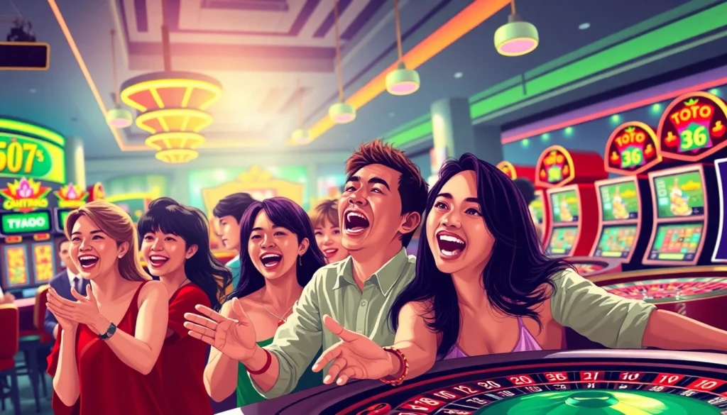 Engaging players in toto resmi games at a vibrant casino atmosphere