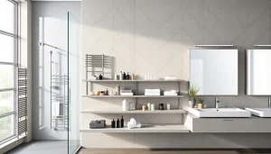 Sonni sanitär Produkte in modernem Badezimmer mit stilvollem Design und eleganter Anordnung.