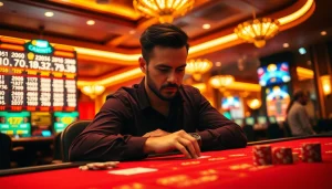 Menang judi togel online dengan fokus penuh di meja permainan yang mewah.