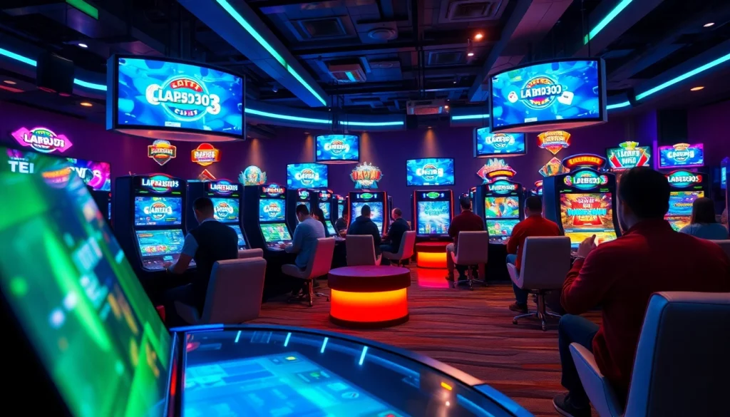 Temukan keseruan bermain daftar lapak303 game di ruang gaming modern dan futuristik.