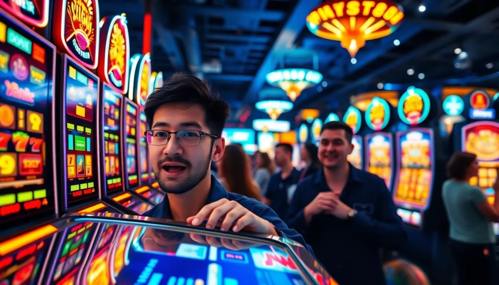 Menangkan hadiah di mesin PASAR88 SLOT yang penuh warna terang dan pengalaman bermain yang menghibur.