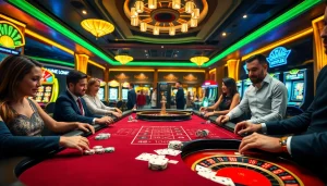 Experience the thrill of high-stakes gaming at the S88 VIP casino table, with vibrant colors and professional ambiance.